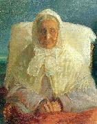Anna Ancher portraet af mor oil painting
